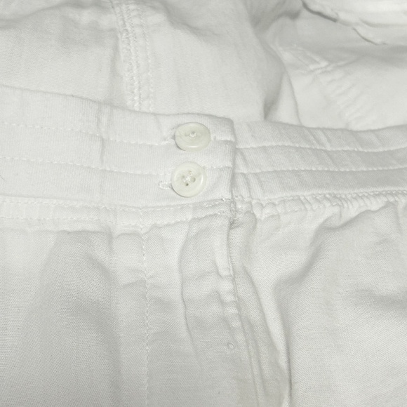 J. Jill 100% Cotton Pants Trousers 4 Pockets Hi Rise Rolled Leg Cropped Capri - Picture 6 of 11